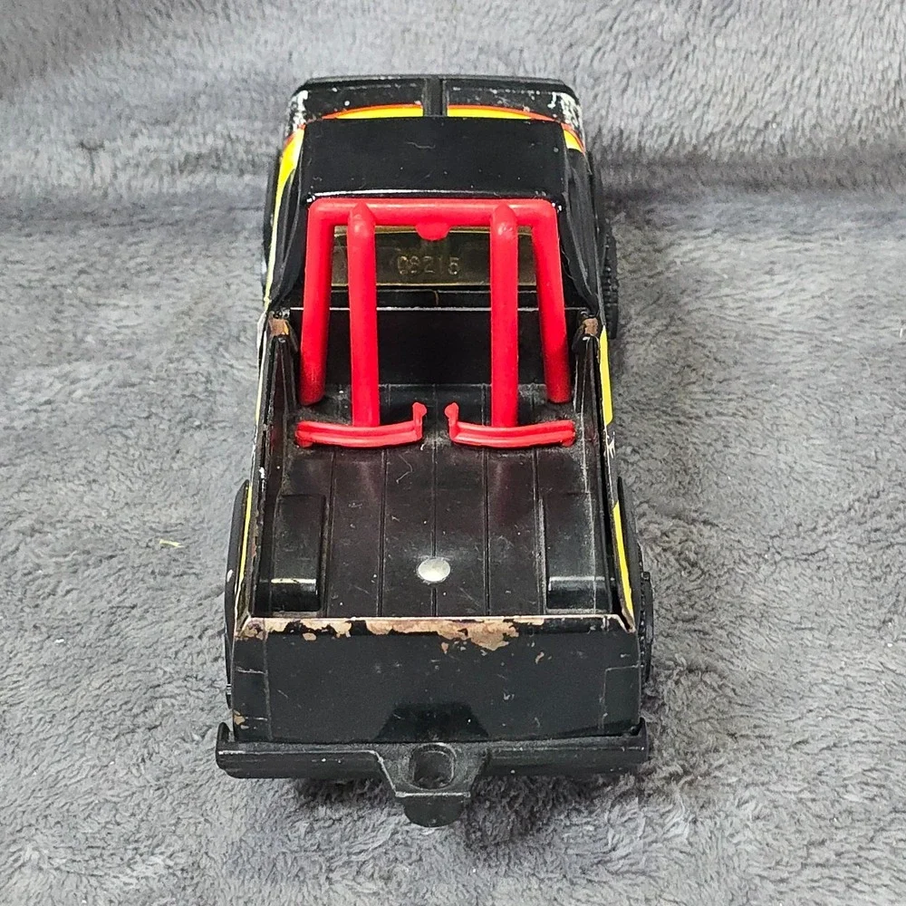 Vintage Tonka Wild Tiger Pickup Truck Diecast Toy Black Yellow Off-Road
